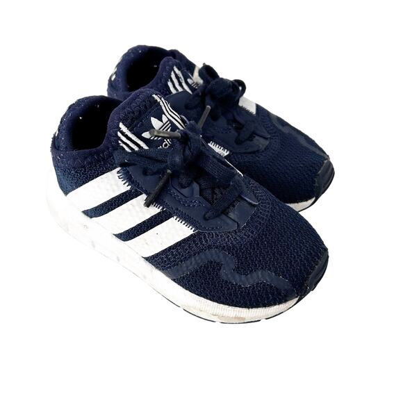 Adidas Swift Run X Navy Blue Sneakers Sz 6 Baby - Picture 7 of 7